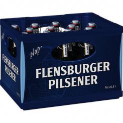 Flensburger Pils 16x0,5 l Bügel Ka. 