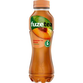 Fuze Tea Schwarzer Tee Pfirsich 12x0,40L Fl. 