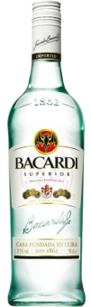Bacardi Superior Weiss 0,7 l Fl. 