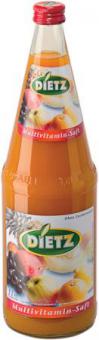 Dietzt Multivitaminsaft 6x1,0 l Glas Fl. 