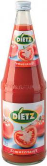 Dietz Tomatensaft 6x1,0 l Glas Fl. 