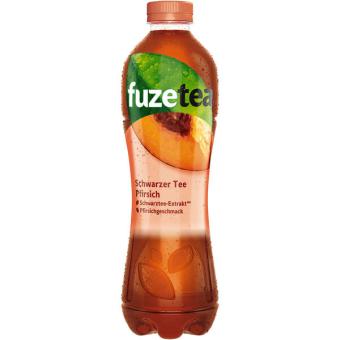 Fuze Tea Schwarzer Tee Pfirsich 6X1,0L Fl. 