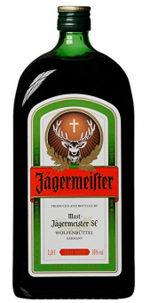 Jägermeister Kräuterlikör %35 Vol.1,0l Fl. 